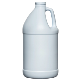 1/2 Gallon White Round Jug 80/CS, 38mm 38-400 Neck Finish