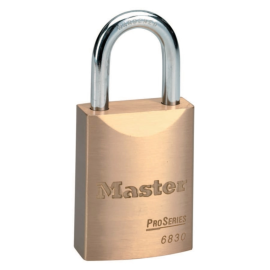 Master Lock Solid Brass Padlock 6/BX