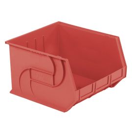 Red Plastic Stack Bins 18 x 16.5 x 11" 3/CS