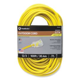 100' Heavy-Duty Lighted Extension Cord