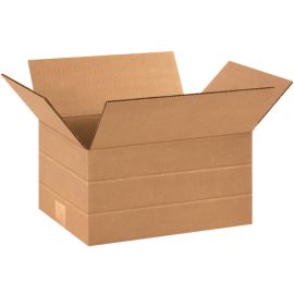 12 x 9 x 6" Multi-Depth Corrugated Boxes 25/BDL, 500/Bale