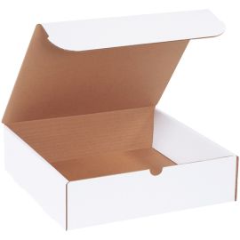 12 x 11 3/4 x 3 1/4" White Literature Mailer 50/BDL