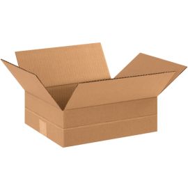 12 x 10 x 4" Multi-Depth Corrugated Boxes 25/BDL, 750/Bale