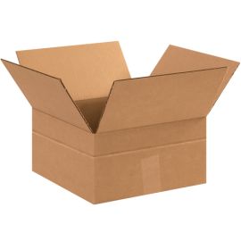 12 1/2 x 12 1/2 x 6" Multi-Depth Corrugate Boxes 25/BDL, 500/Bale