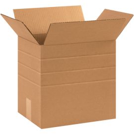 13 1/4 x 10 1/4 x 12" Multi-Depth Corrugated Boxes 25/BDL, 300/Bale