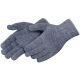 Standard Weight Grey Cotton Gloves -Medium, 12/PK