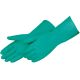 22mil Green Unlined Unsupported Nitrile Gloves, 18
