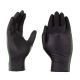 4ml Black Nitrile Gloves No-Powder 100/Box, 10 Boxes/CS, size XXL