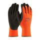 PowerGrab Thermo HiVis Orange Gloves 10ga Knit Acrylic Terry Glove - Large