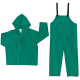 Green 42ml PVC/Poly/PVC 2 Piece Suit 5XL Dominator Rainwear Flame Resistant