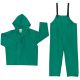 Green PVC Rain Wear 2-pc Suit - XXL