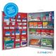4 Shelf First Aid Cabinet, Includes all modules