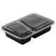 30oz. 2-Compartment Takeout Container - 150/CS