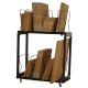 2 Level Carton Stand w/ Wheels and Adjustable Dividers